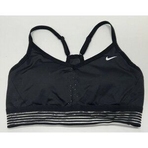 Nike Dri Fit Sports Bra Indy Cooling Women's Large Activewear Black